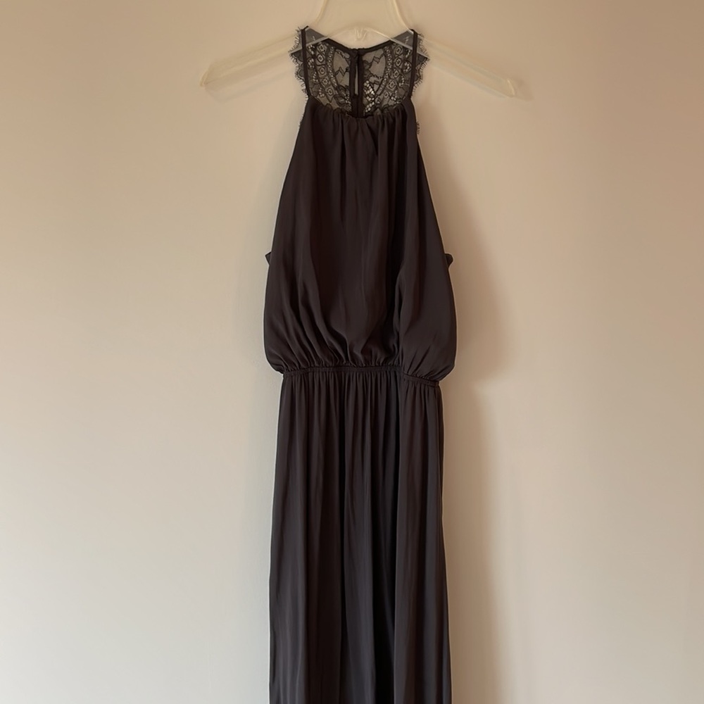 H&M dove grey maxi dress